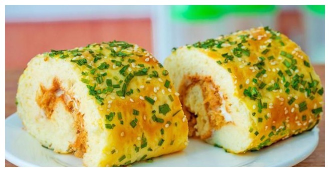 面包店最受欢迎的肉松面包卷,教你在家做,精确到克,新手也能做