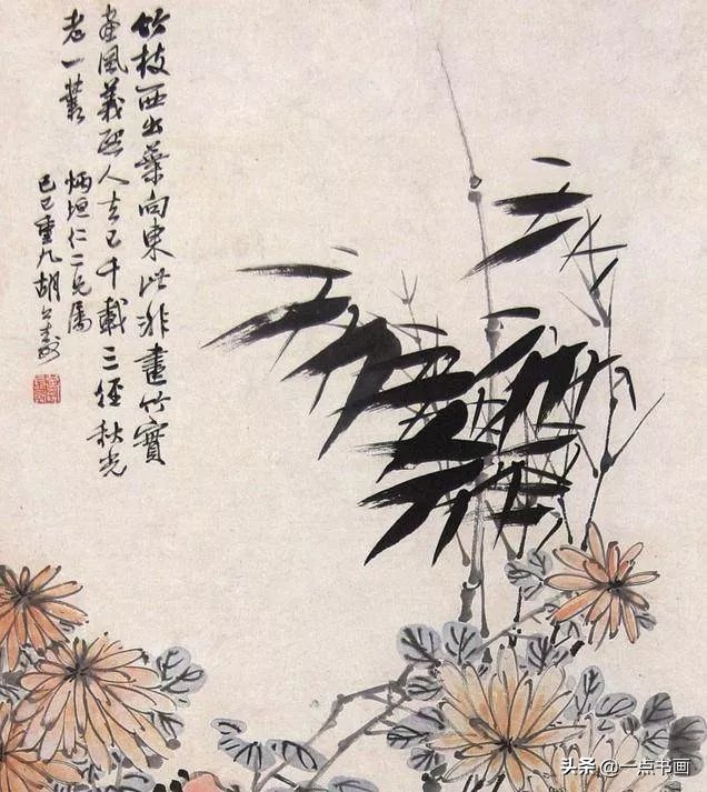 花卉|晚清画家 胡公寿：集诸家之妙，山水花卉自成一体