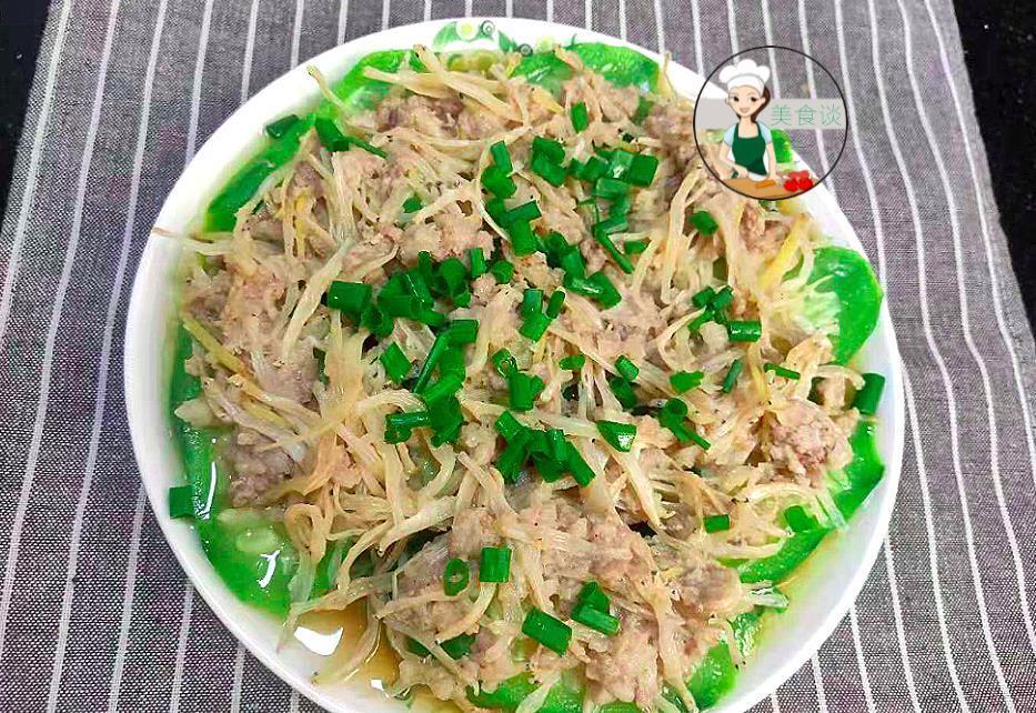 蒸丝瓜|此菜蒸一蒸6分钟上桌,鲜美营养,多做给孩子吃,增强身体免疫力