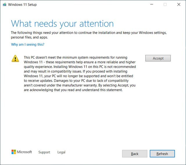 pc|偷渡者不受支持，微软警告：请勿在不受支持的 PC 上安装 Win11