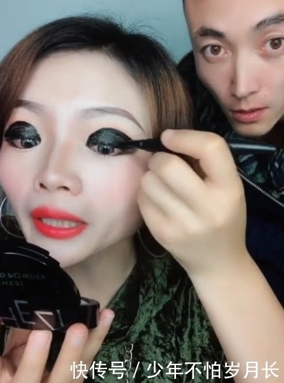 化妆|小姐姐眼线画太宽被老公嫌弃,当她睁开眼睛,老公不淡定了