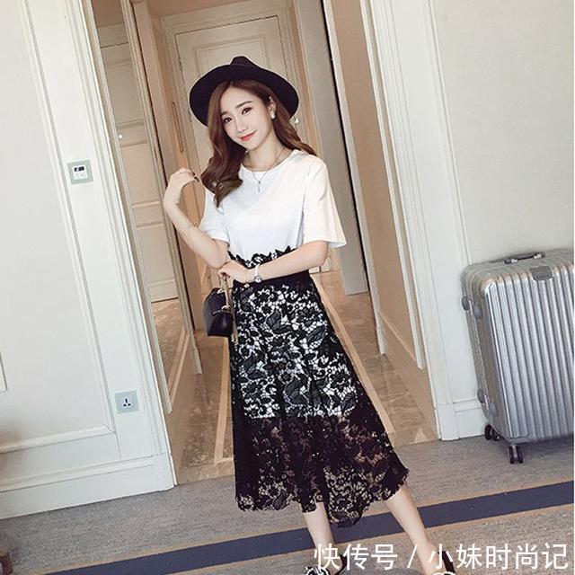 镂空 蕾丝镂空连衣裙,清爽透气,遮肉显瘦轻松穿出优雅气质