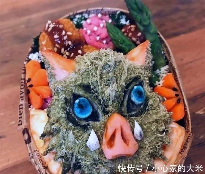 动漫|鬼灭之刃版“便当”,炭治郎、弥豆子被神还原,粉丝:不忍心吃掉