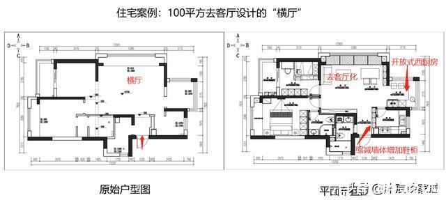 空间|难怪横厅如此受欢迎,再加上“去客厅设计”,室内相当宽敞大气