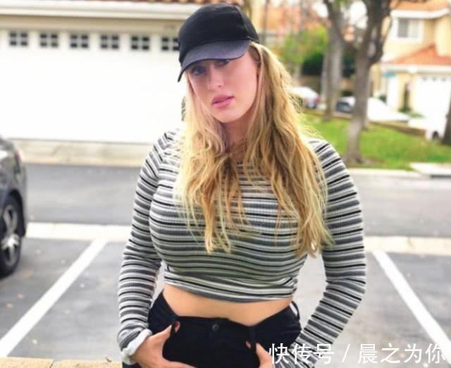 模特|大码模特体重170斤爱健身，拒绝承认自己胖，网友：你开心就行