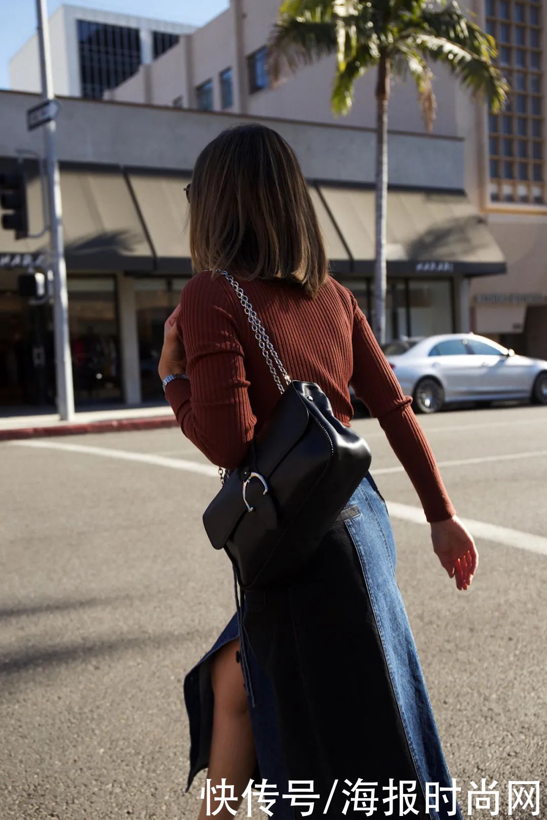 半裙|显瘦不挑人的半身裙,可能就是她们身上的这条了吧