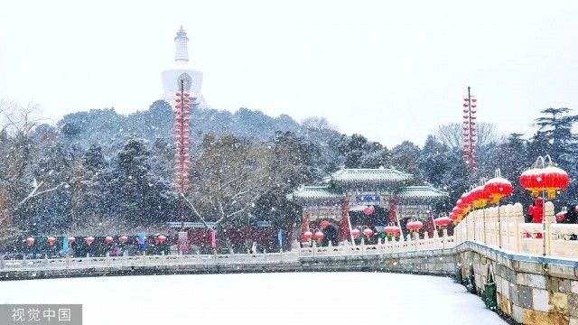 虎年|虎年北京第一场雪！冰墩墩也去故宫拍照啦！