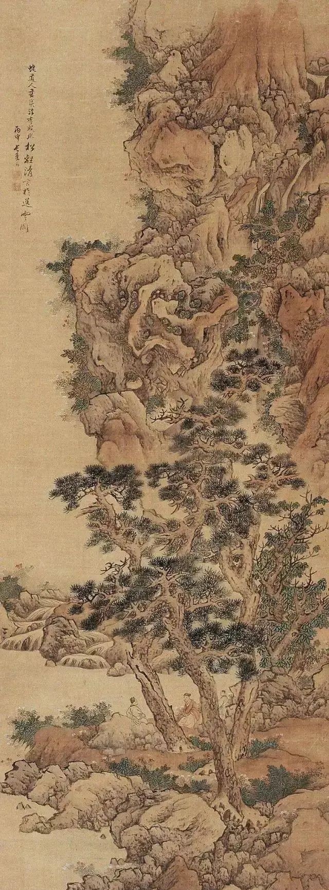 职业画家|他的老师是董其昌，学生是陈洪绶，开创著名的“武林画派”
