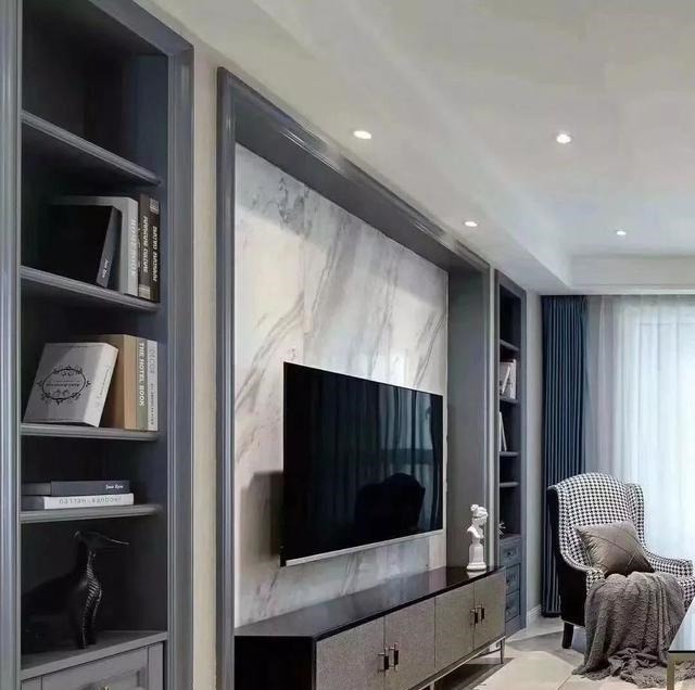 展示柜|新中式客厅电视墙,儒雅端庄,华丽大方!新中式客厅电视墙,儒雅端庄,华丽大方!