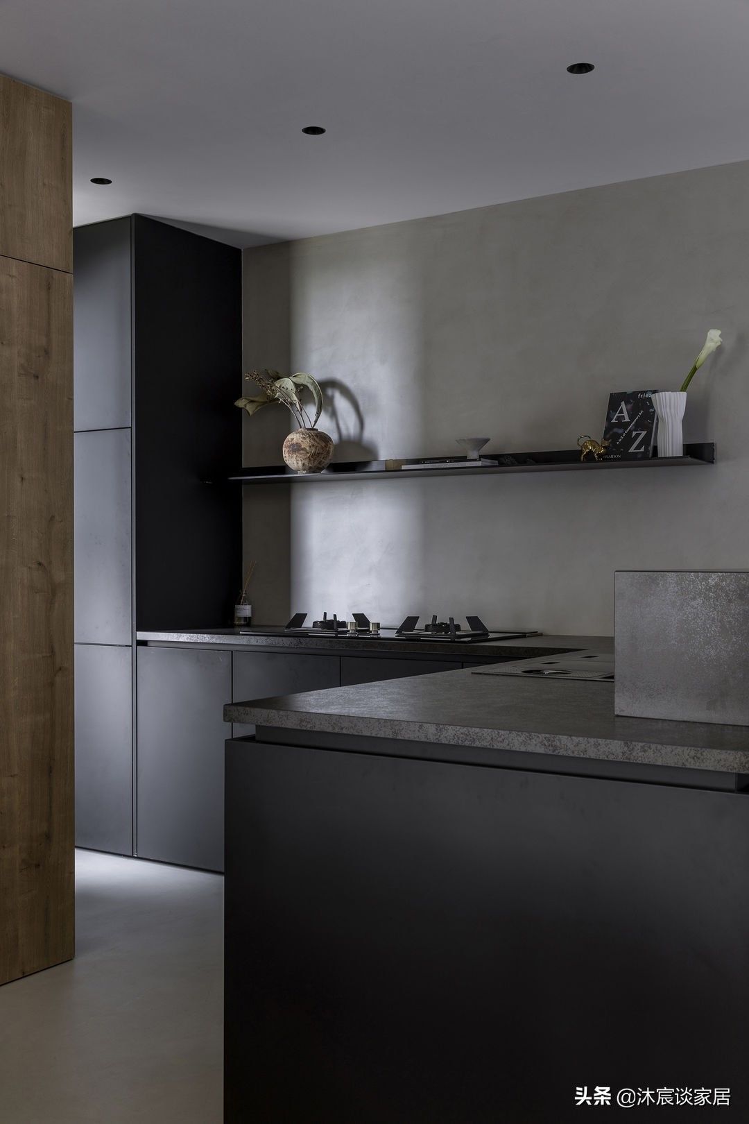 装修|怪不得这么多人喜欢微水泥,用在装修上,室内极简大方,干练纯粹