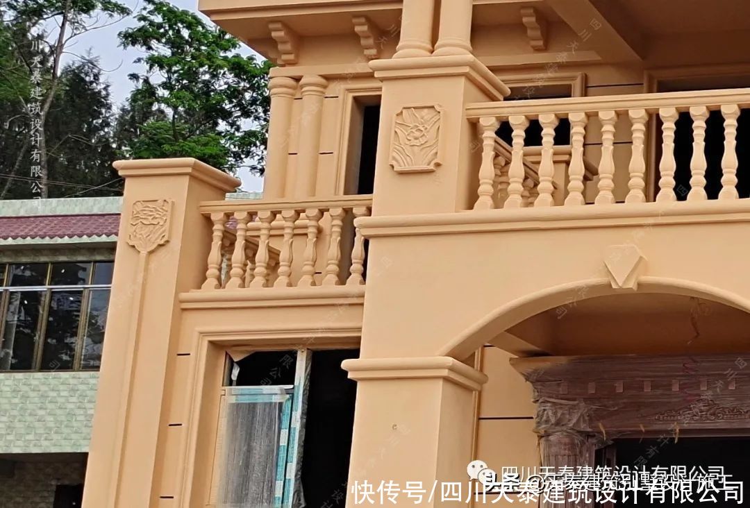 遂宁|四川遂宁二层欧式风格别墅完工实景 大露台网红别墅 遂宁施工队