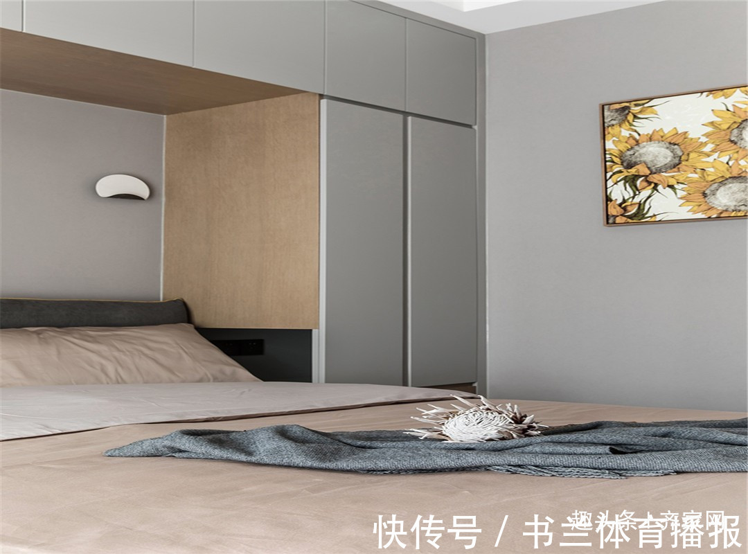 书房|89平两房现代,休闲书房,客厅,餐厅连成一体的扩容空间感!