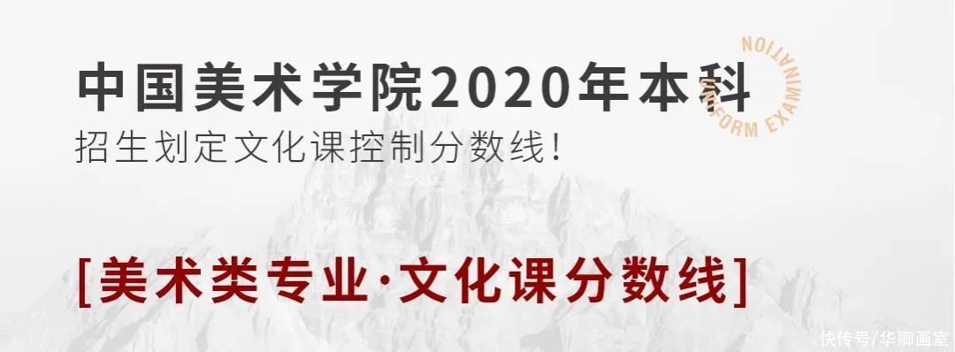 原则|校考干货！九大美院录取原则及录取分数线汇总