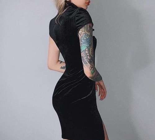 改良的旗袍风,穿出了当代东方女性的高调美