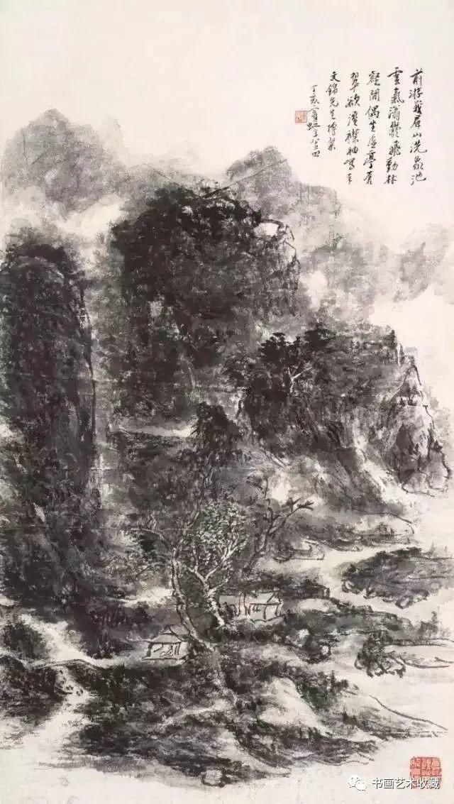 山水画#名家 黄宾虹最美的山水画60幅，浑厚华滋，意境深邃，赏心悦目！