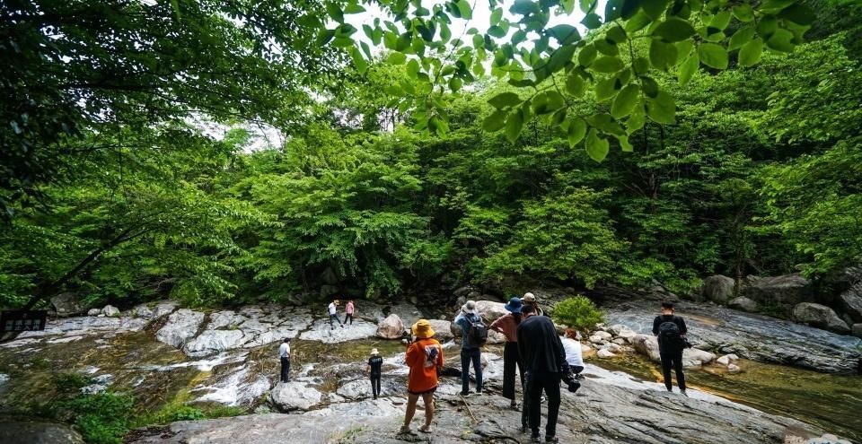 看奇峰怪石都是“三分像，七分想”，大别山腹地的天堂寨恰恰相反