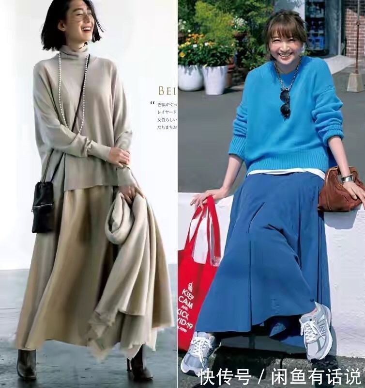 连衣裙 今年裙子“穿长不穿短”,这4个搭配方案太显气质,适合40岁女人
