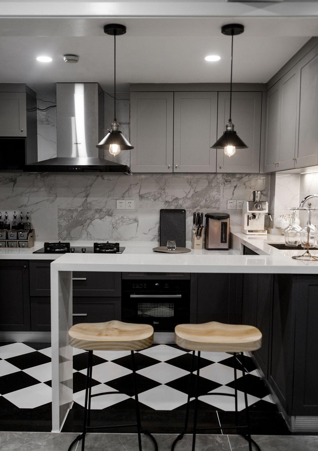 浴室柜|美式轻奢风格打造三居室,用爱的名义去设计,用甜蜜来冠名