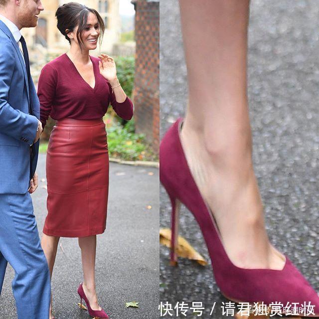 梅根的高跟鞋时尚温柔麂皮or优雅缎面，气质出众