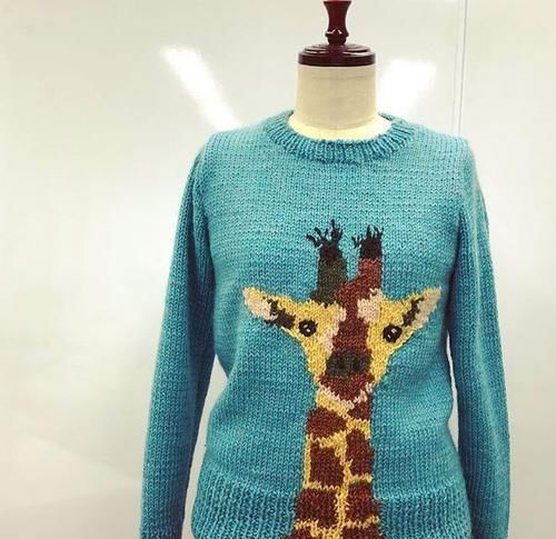 编织|把编织玩出新创意,棒针、钩针结合起来,提花也能用钩针表现