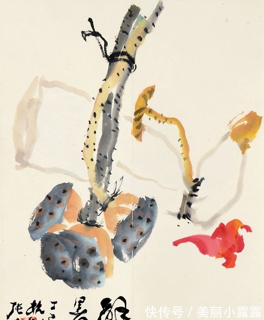 笔下|「津门网」张大壮笔下的瓜果桃李十分新鲜,又有家常味道耐人寻味