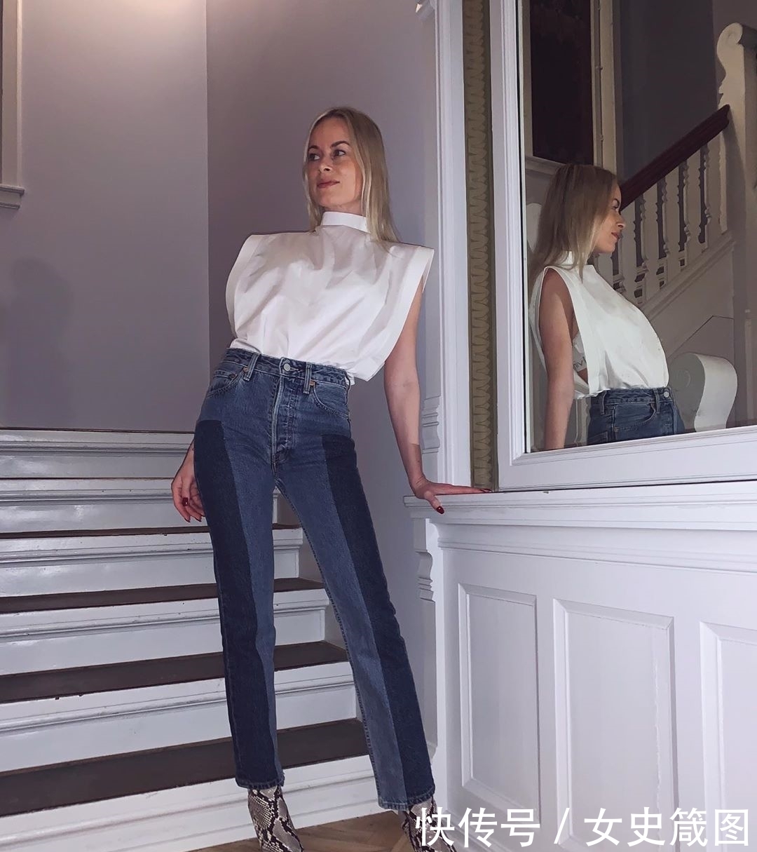 烂大街牛仔裤造型如何脱颖而出?超模到明星没有不爱上这种设计的
