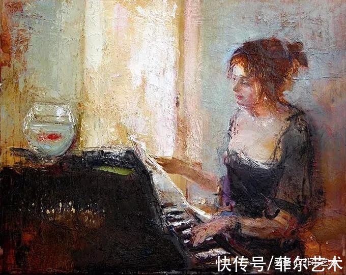 雷兹尼琴科！乌克兰著名画家谢里·雷兹尼琴科人物油画作品欣赏