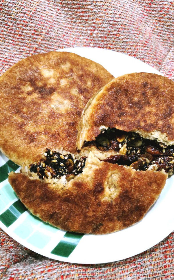 韩国路边名小吃肉桂黑糖饼