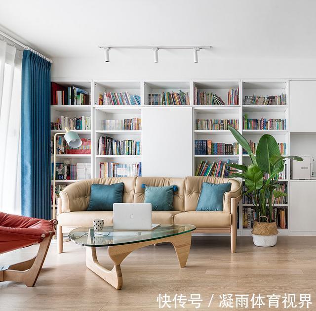 收纳|不走寻常路,把沙发墙加厚,全屋装满柜子,90㎡住着比大宅舒坦