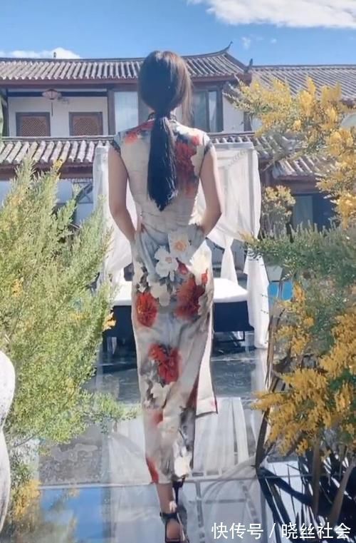 辣妈 背影好看的旗袍辣妈,绽放成熟女人知性
