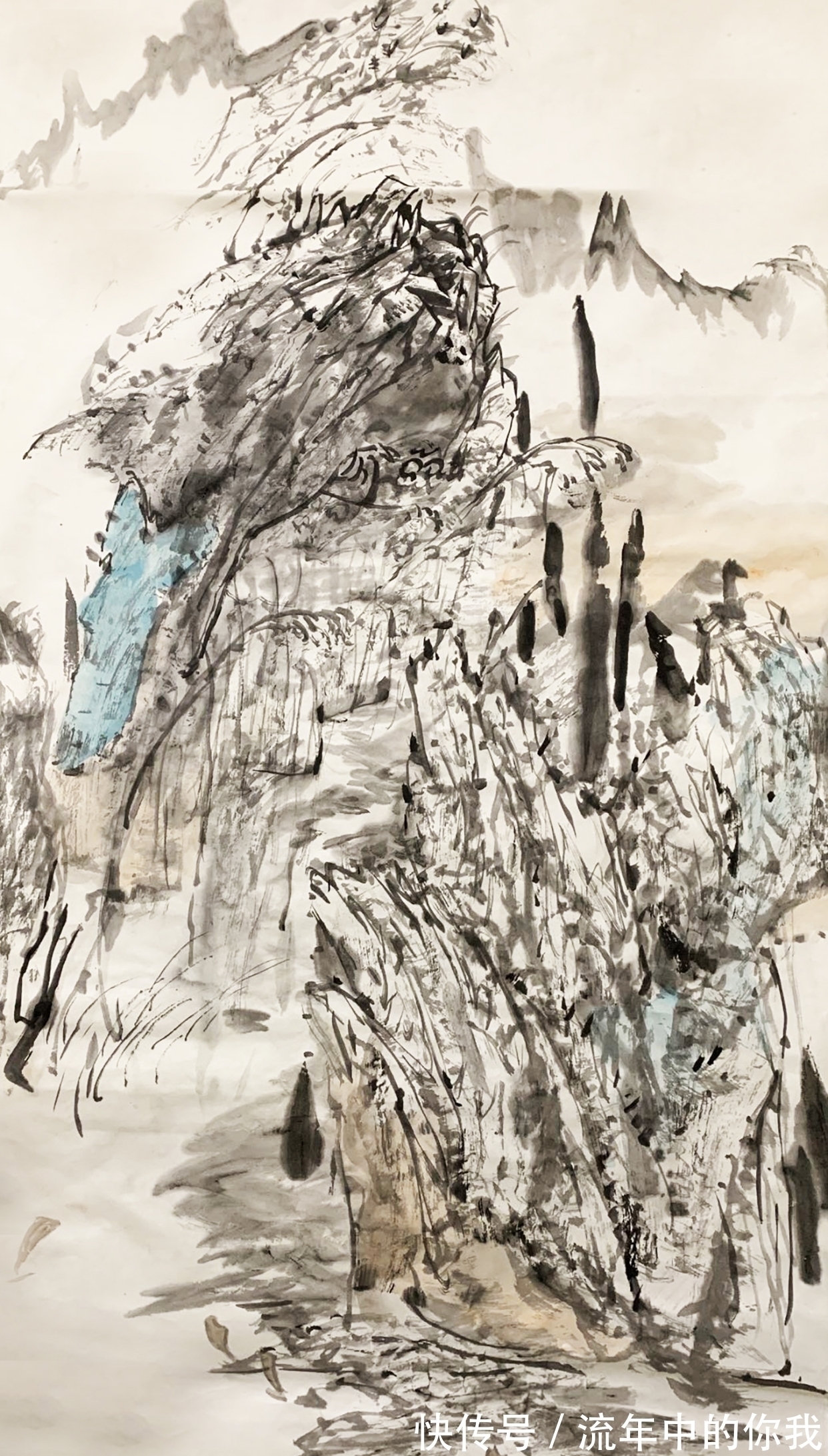 山水!「直击书画」山水画家王也,寄情山水要有情有爱