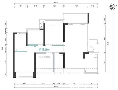 浅灰色|云合设计——90㎡的现代北欧风,看完上头,我爱了!