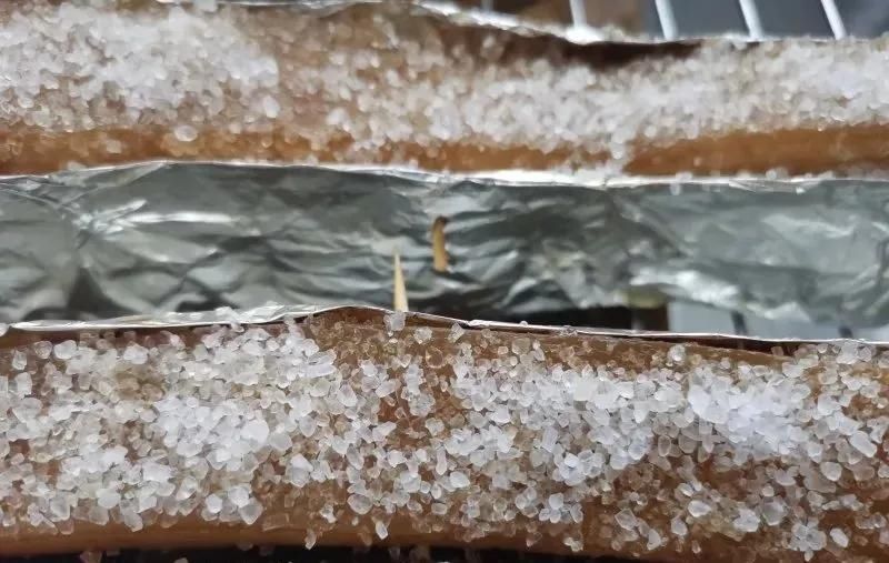 过年在家做饭 脆皮五花肉太香了