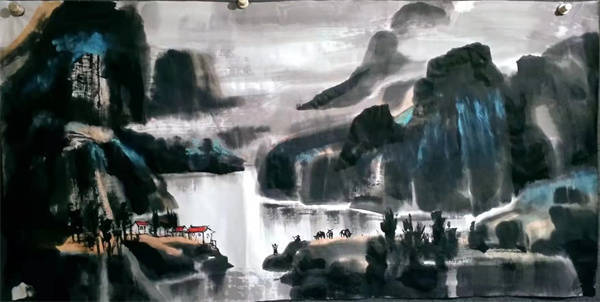 扈恩龄!画家扈恩龄大写意山水作品欣赏