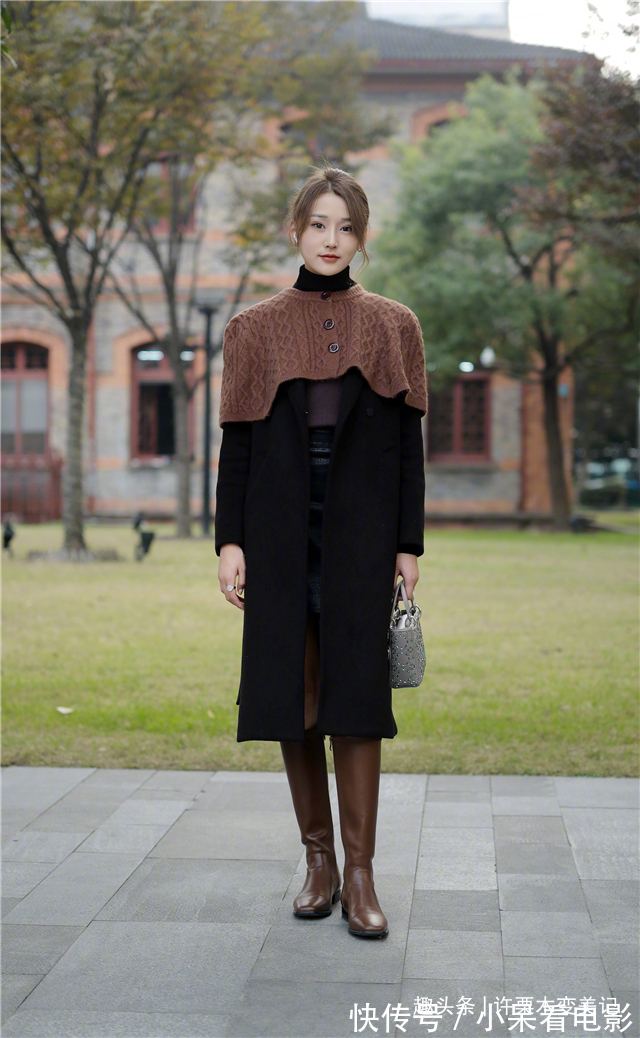 气质 今年没有一双“奶奶靴”可惜了,配大衣气质又高级,小个子都适合