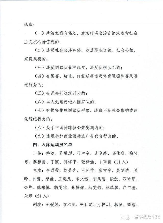 名单|女排集训名单浮出水面！蔡斌新官上任三把火，新模式挑选集训名单