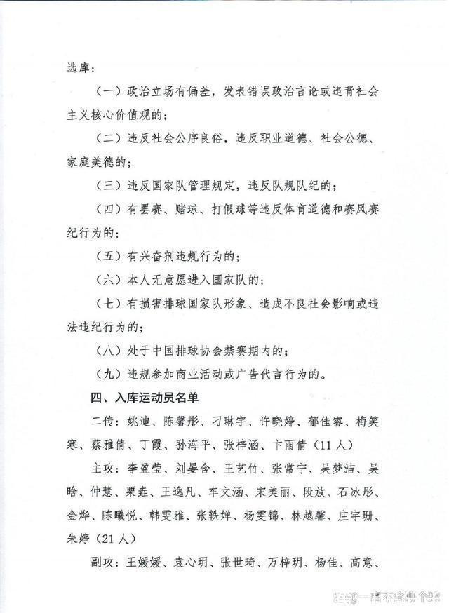 名单|女排集训名单浮出水面!蔡斌新官上任三把火,新模式挑选集训名单
