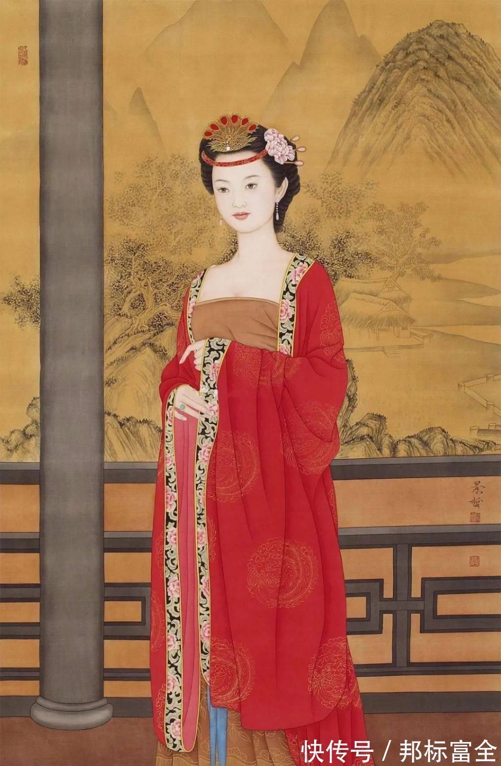 红妆@崔景哲:当古典美遇上工笔画,春风拂面惊艳四方