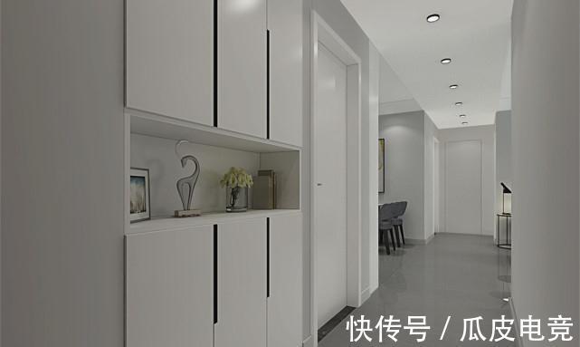 装修|125平极简风三居室简单美观,打造一个现代生活之家