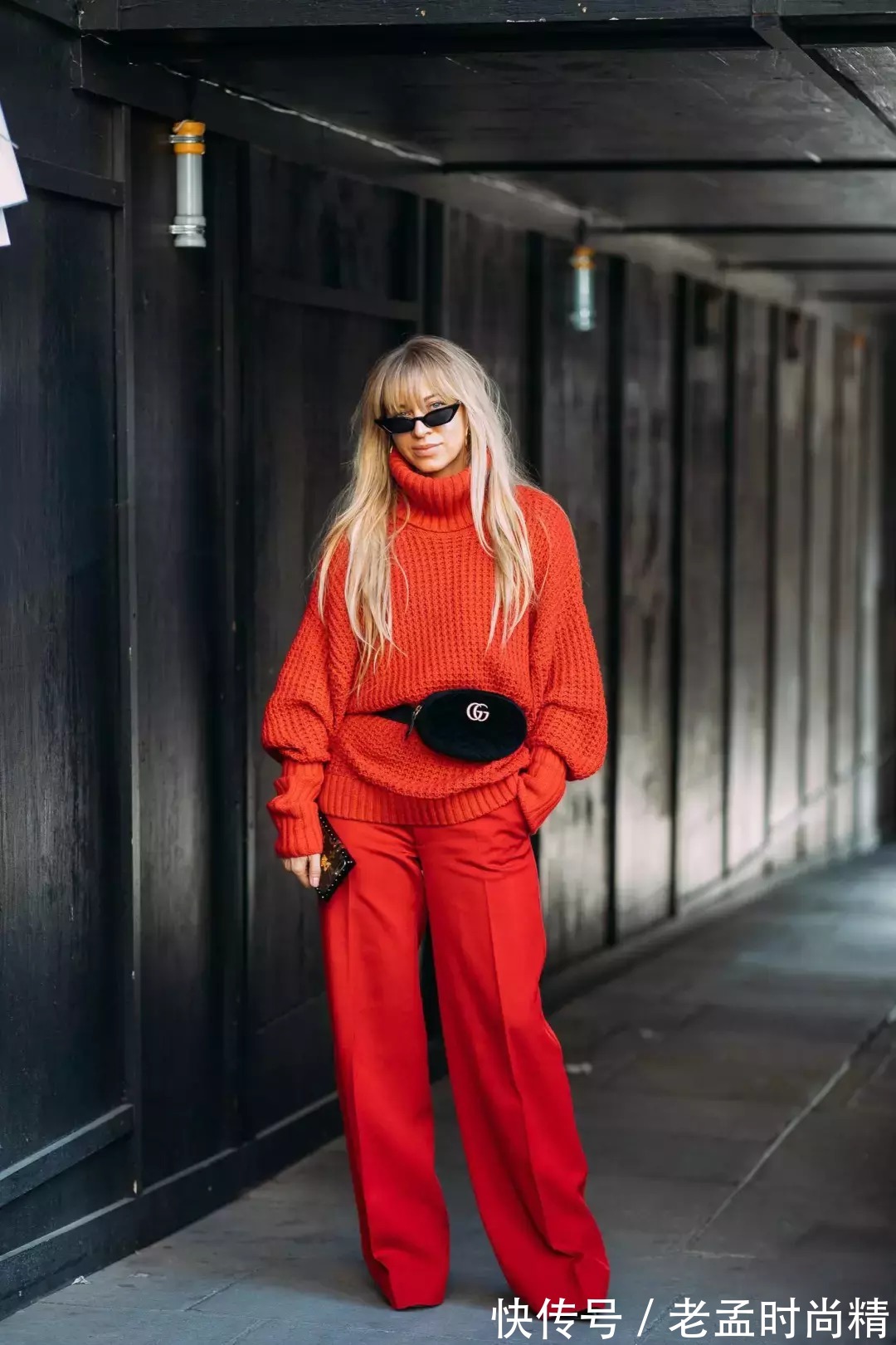 围巾 秋冬叠穿法,高级显瘦挡不住