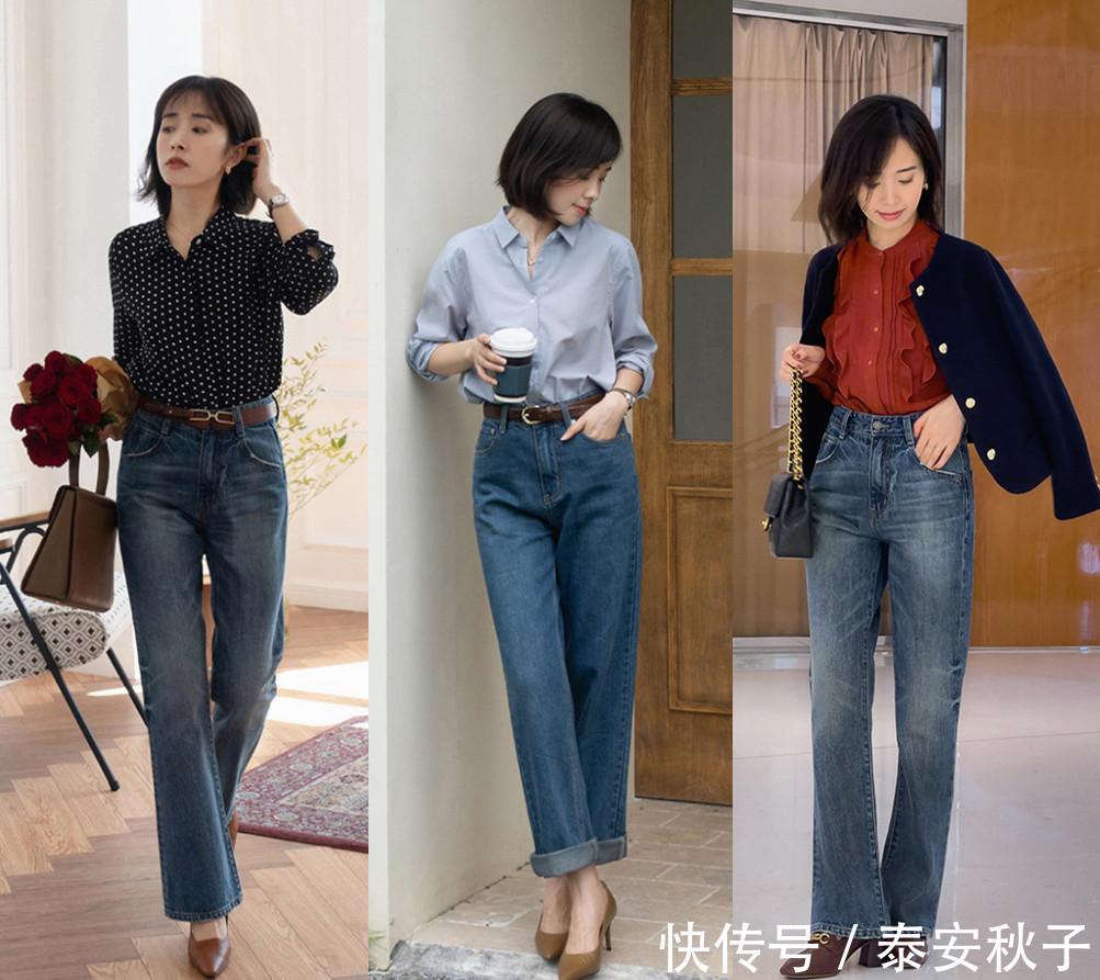 示范|被小个子美女惊艳!她的简约“法式风”穿搭示范:很美、很高级!