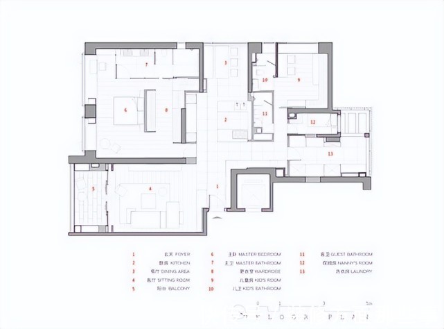 内心格|110平纯白+原木的私宅设计,处处是温暖清新