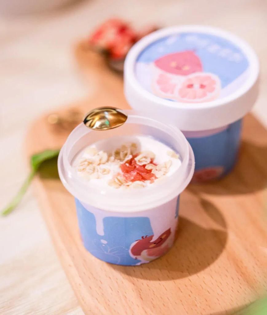 大学生|大学生做的酸奶,看到第一个就饿了