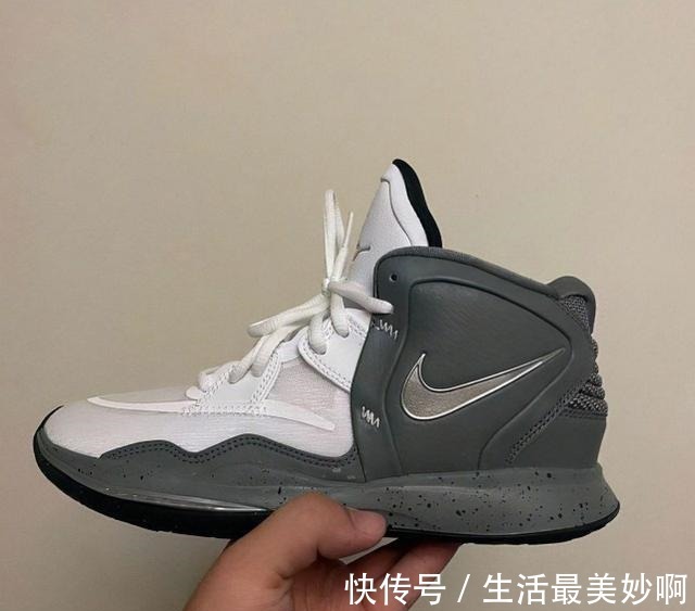 篮球鞋 欧文8代高清大图曝光!迷彩配色拯救颜值,中底变薄实战利器!