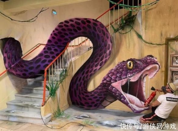 涂鸦$令人惊叹的错觉体验!30个逼真的街头涂鸦艺术太神奇