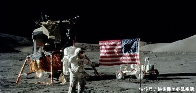 国旗 1969年美国登月插上一面国旗,卫星拍到现在样子,再次引发质疑