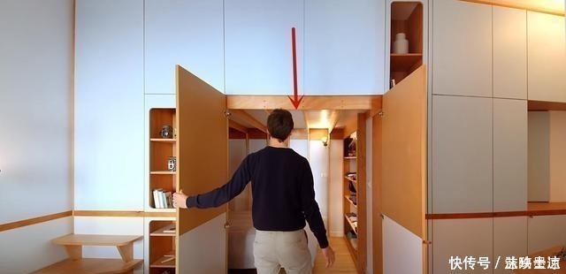 通风换气|明明是一居室，打满墙柜子把2间卧室藏里面，30㎡要住一家4口！