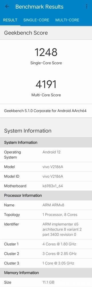 gen|天玑9000 Geekbench跑分曝光 vivo X80系列即将登场