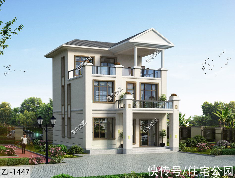 年轻人|农村盖房就选这10套吧,颜值高造价低,这才是年轻人喜欢的房子