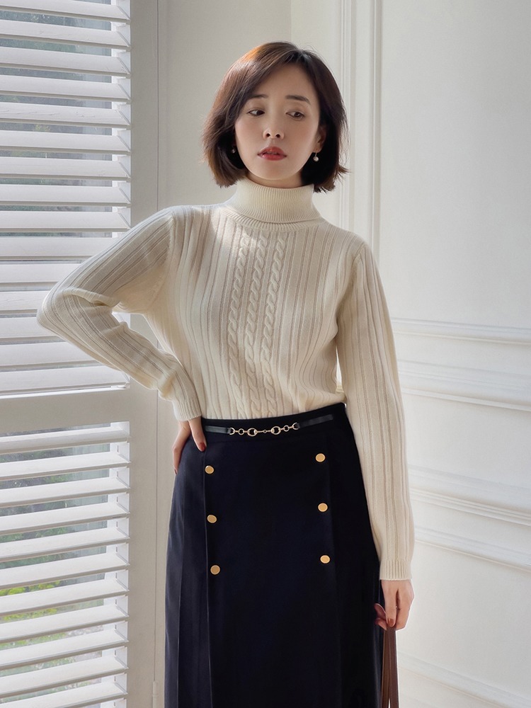 针织衫 黄黑皮买针织衫别总是大地色,试试其它流行色, 显白还时髦